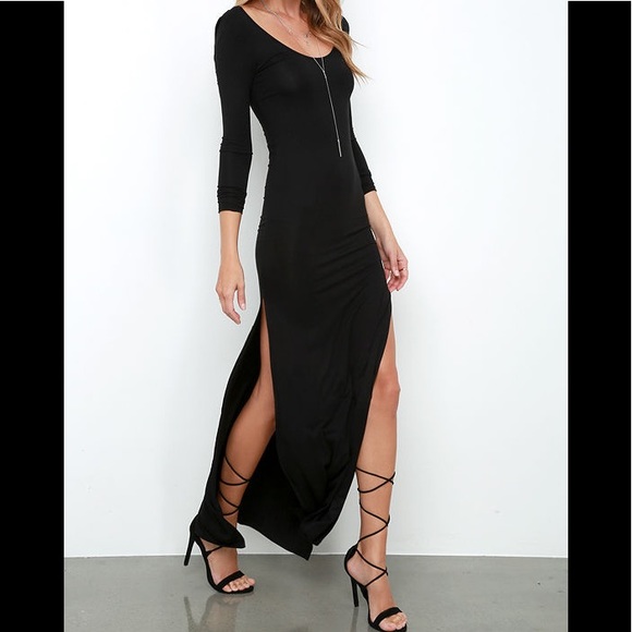 NWT Amuse Society Camille Scoop Neck Maxi Dress - Picture 2 of 4